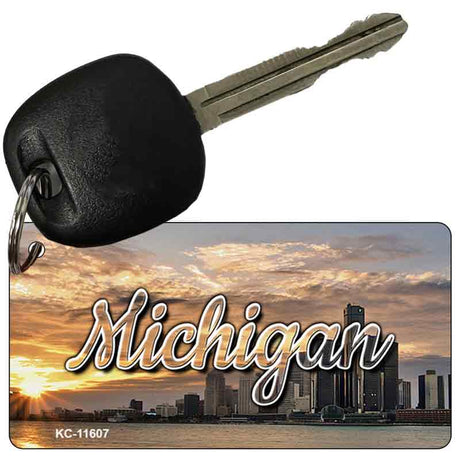 Michigan City Sunset Key Chain KC-11607