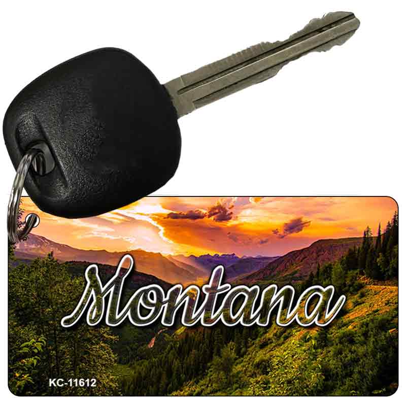 Montana Forest Sunset Key Chain KC-11612