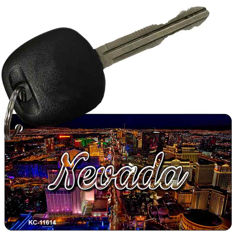 Nevada City Lights Novelty Metal Key Chain KC-11614