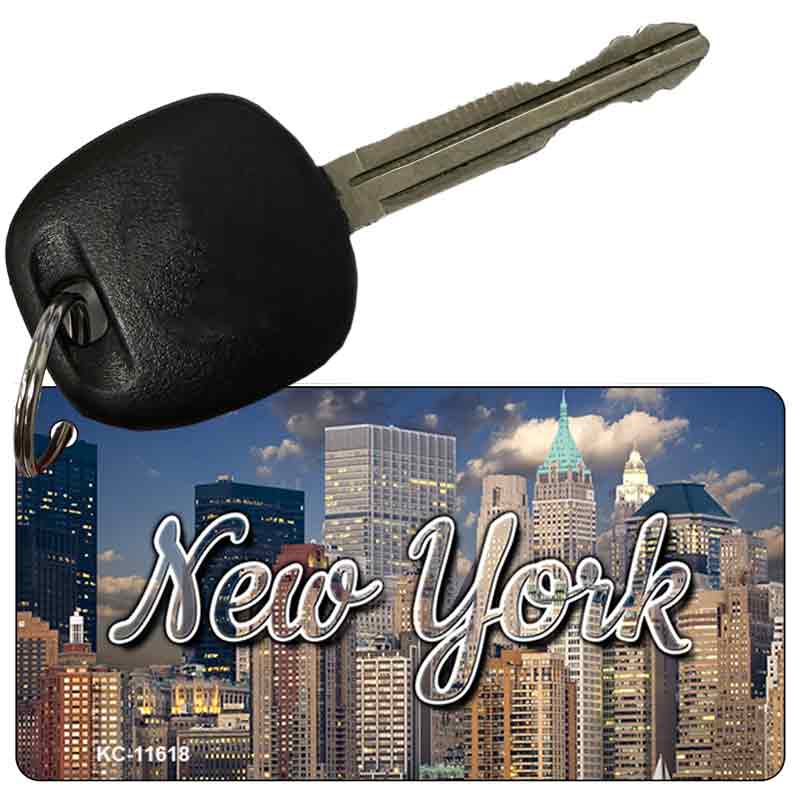 New York Lady Liberty Skyline Key Chain KC-11618