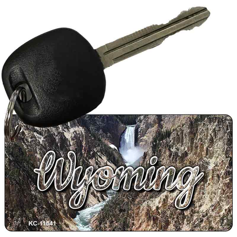 Wyoming Rocky Waterfall Key Chain KC-11641