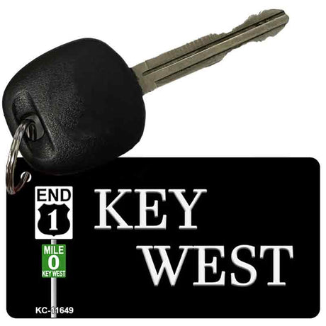 Key West Highway Sign Novelty Metal Key Chain KC-11649