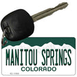 Manitou Springs Colorado Novelty Metal Key Chain KC-11654