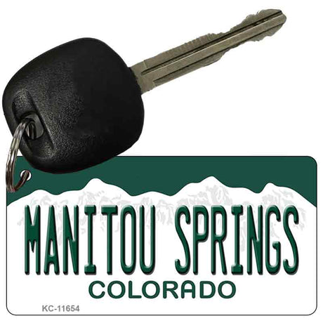 Manitou Springs Colorado Novelty Metal Key Chain KC-11654