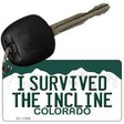 I Survived The Incline Colorado Novelty Metal Key Chain KC-11656