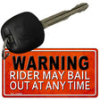 Rider May Bail Novelty Metal Key Chain KC-11662