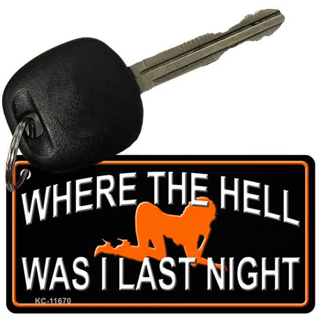 Where The Hell Novelty Metal Key Chain KC-11670