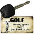 Golf Hard to Play Novelty Metal Key Chain KC-11681