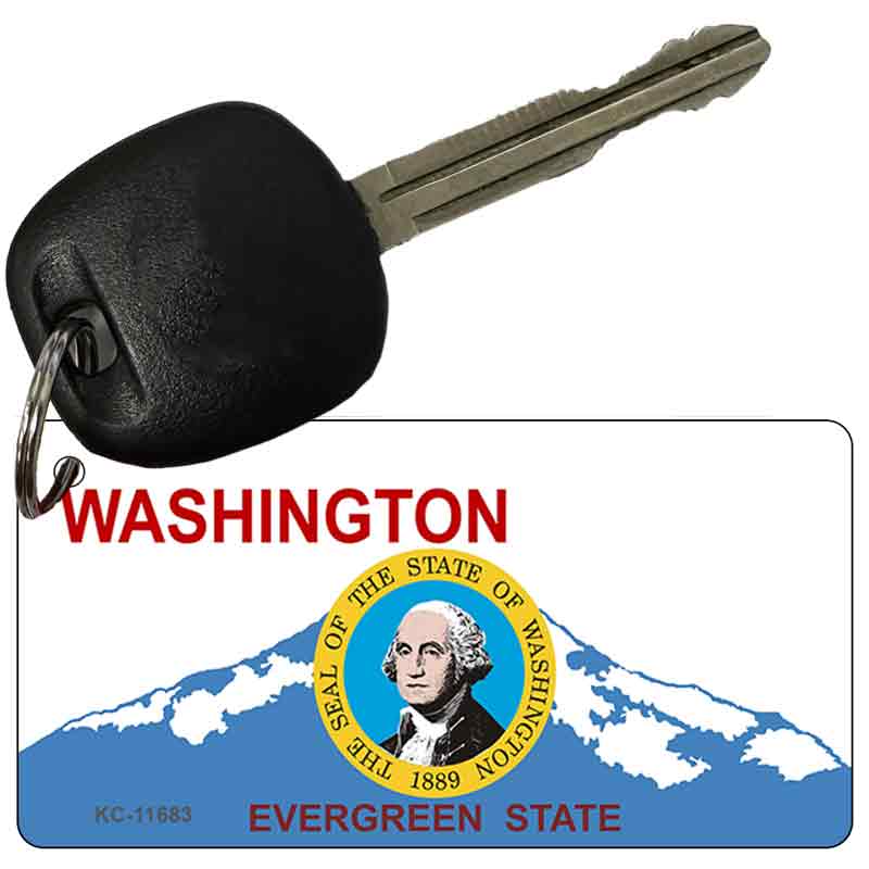 Washington State Seal Novelty Metal Key Chain KC-11683