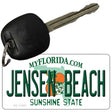 Jensen Beach Florida State License Plate Tag Key Chain KC-11691