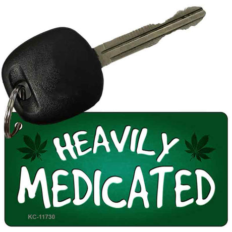 Heavily Medicated Novelty Metal Key Chain KC-11730