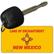 New Mexico Blank Yellow State Novelty Metal Key Chain KC-11736