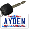 Ayden North Carolina State Novelty Metal Key Chain KC-11744