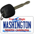 Washington North Carolina State Novelty Metal Key Chain KC-11747