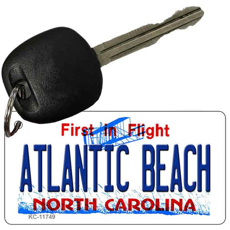 Atlantic Beach North Carolina State Novelty Metal Key Chain KC-11749