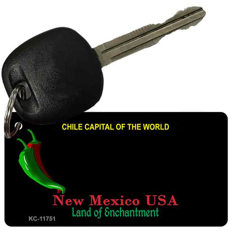 New Mexico State Blank Novelty Metal Key Chain KC-11751