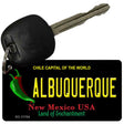 Albuquerque Black New Mexico Novelty Metal Key Chain KC-11754