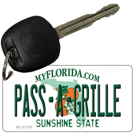 Pass A Grille Florida Novelty Metal Key Chain KC-11770