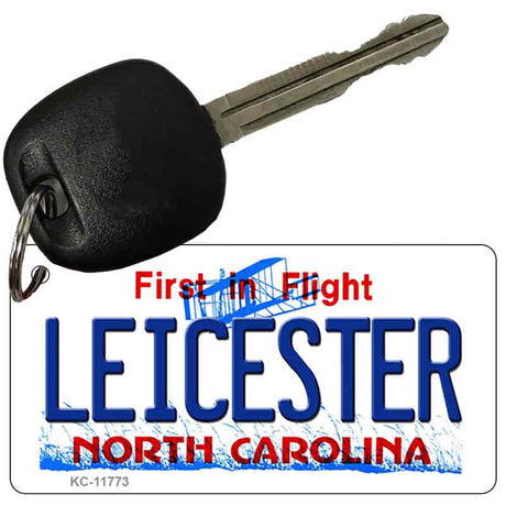 Leicester North Carolina Novelty Metal Key Chain KC-11773