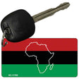 Africa Outline Flag Novelty Metal Key Chain KC-11793