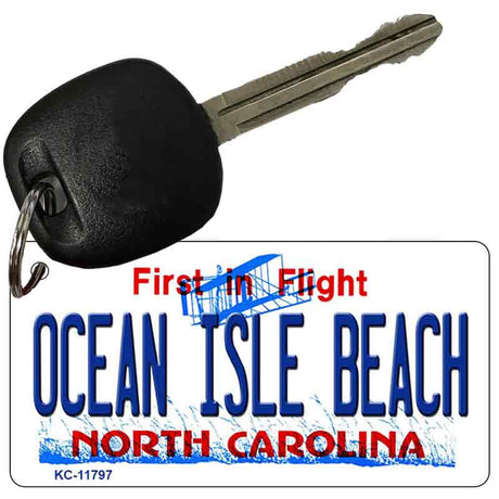 Ocean Isle Beach North Carolina Novelty Metal Key Chain KC-11797