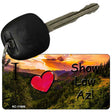 Show Low Valley Arizona Novelty Metal Key Chain