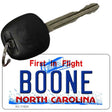 Boone North Carolina Novelty Metal Key Chain KC-11824