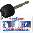 Seymour Johnson North Carolina Novelty Metal Key Chain KC-11835