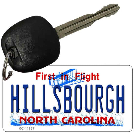 Hillsbourgh North Carolina Novelty Metal Key Chain KC-11837