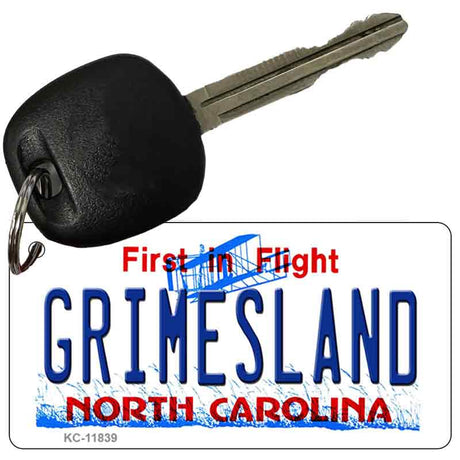 Grimesland North Carolina Novelty Metal Key Chain KC-11839