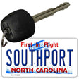 Southport North Carolina Novelty Metal Key Chain KC-11840