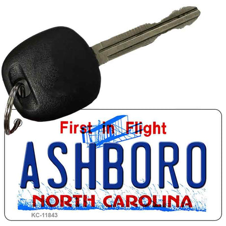 Ashboro North Carolina Novelty Metal Key Chain KC-11843