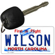 Wilson North Carolina Novelty Metal Key Chain KC-11857