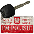 Im Polish Novelty Metal Key Chain KC-11878