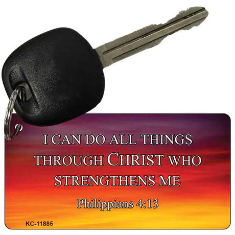 Philippians 4 13 Novelty Metal Key Chain KC-11885