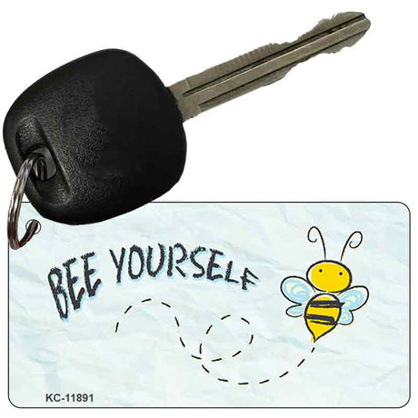 Bee Yourself Novelty Metal Key Chain KC-11891