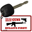 Bullets First Novelty Metal Key Chain KC-11907