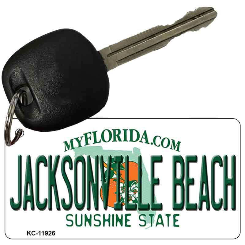 Florida Jacksonville Beach Novelty Metal Key Chain KC-11926