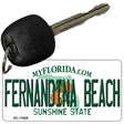 Florida Fernandina Beach Novelty Metal Key Chain KC-11928