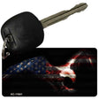 Eagle American Flag Novelty Metal Key Chain KC-11941