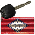 Arkansas Corrugated Flag Novelty Key Chain KC-11945