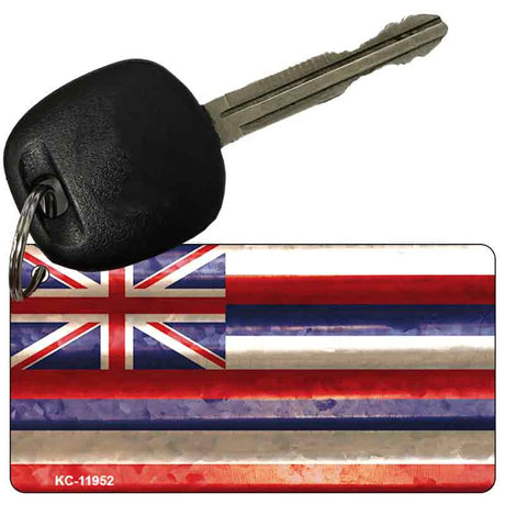 Hawaii Corrugated Flag Novelty Key Chain KC-11952