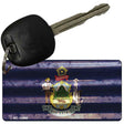 Maine Corrugated Flag Novelty Key Chain KC-11960