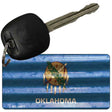 Oklahoma Corrugated Flag Novelty Key Chain KC-11977