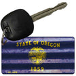 Oregon Corrugated Flag Novelty Key Chain KC-11978