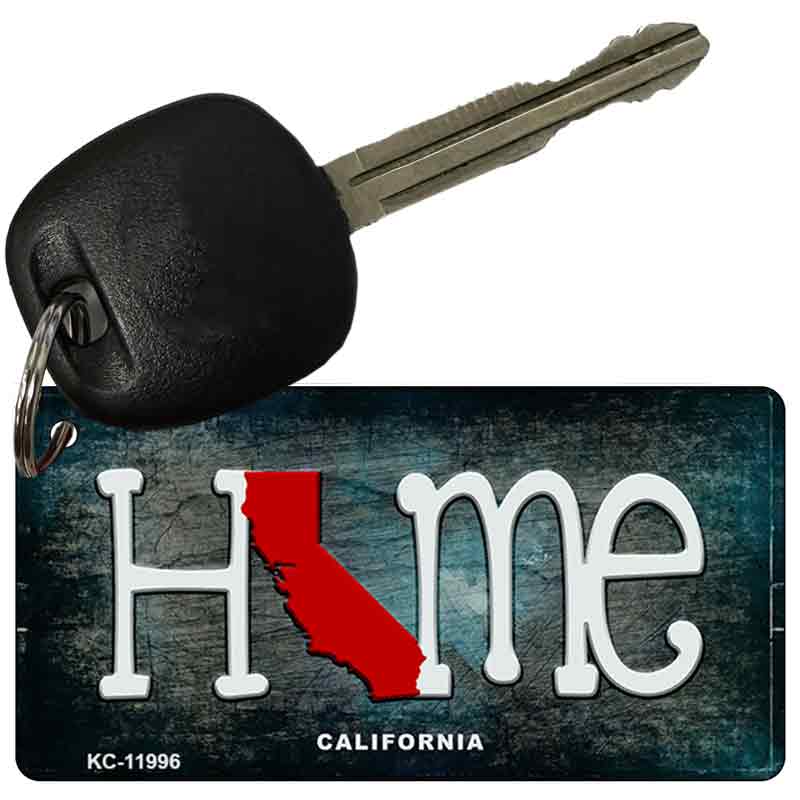 California Home State Outline Novelty Key Chain KC-11996