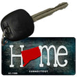 Connecticut Home State Outline Novelty Key Chain KC-11998