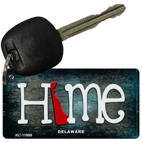 Delaware Home State Outline Novelty Key Chain KC-11999