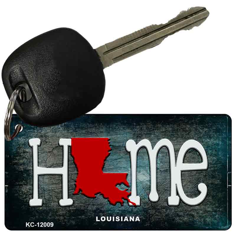 Louisiana Home State Outline Novelty Key Chain KC-12009
