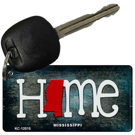 Mississippi Home State Outline Novelty Key Chain KC-12015